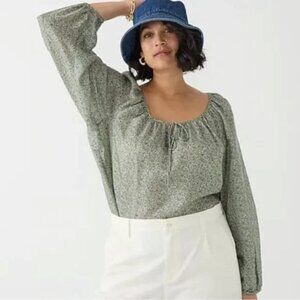 131. George NWT Green Floral Blouse